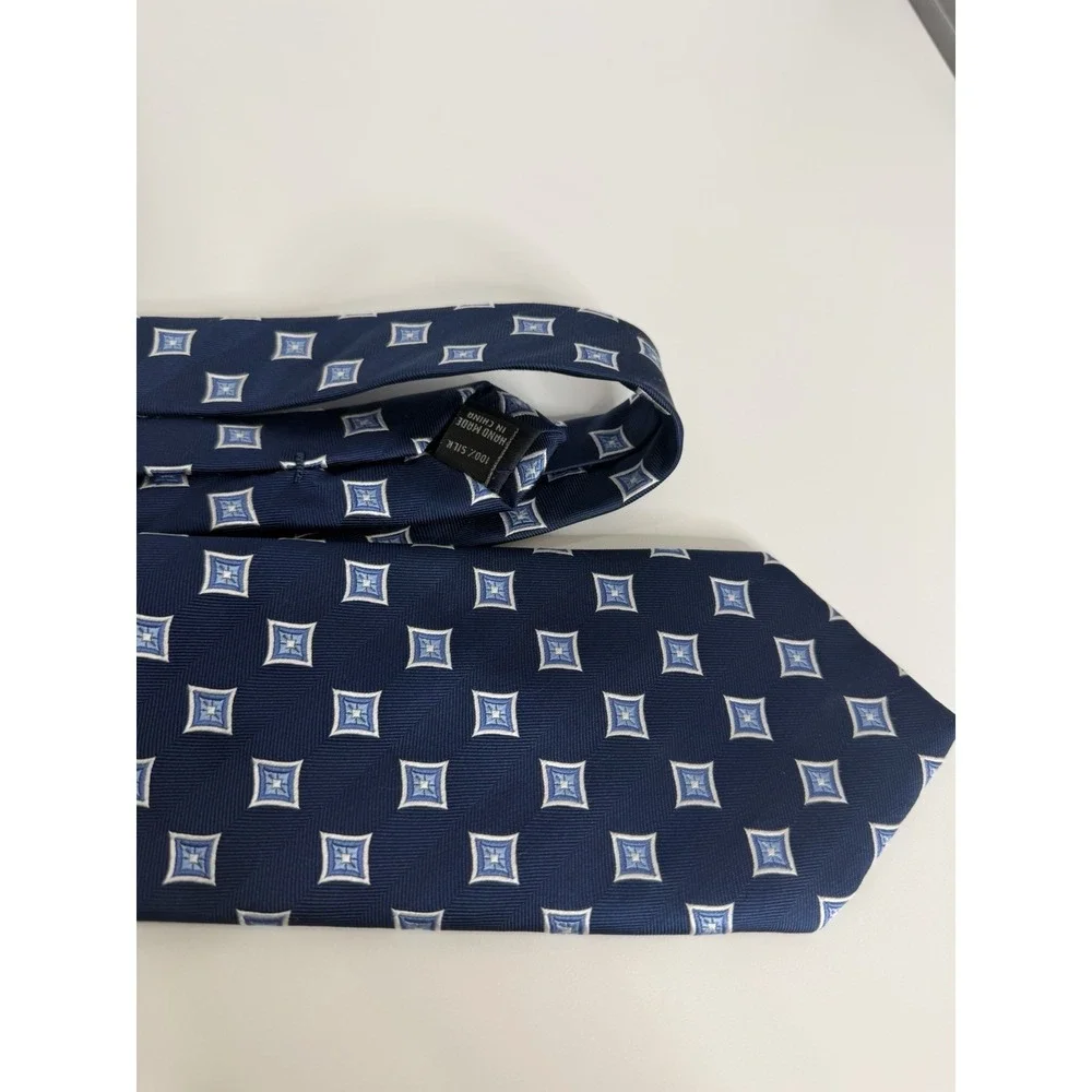 Jos. A. Bank Executive Silk Necktie Navy 3 3/8